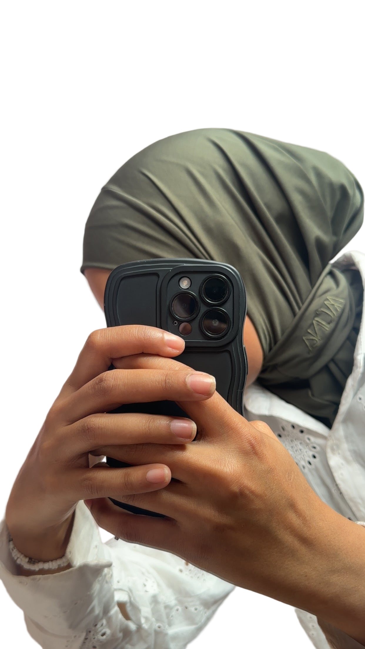 Instant Hijab Jersey Premium Kaki