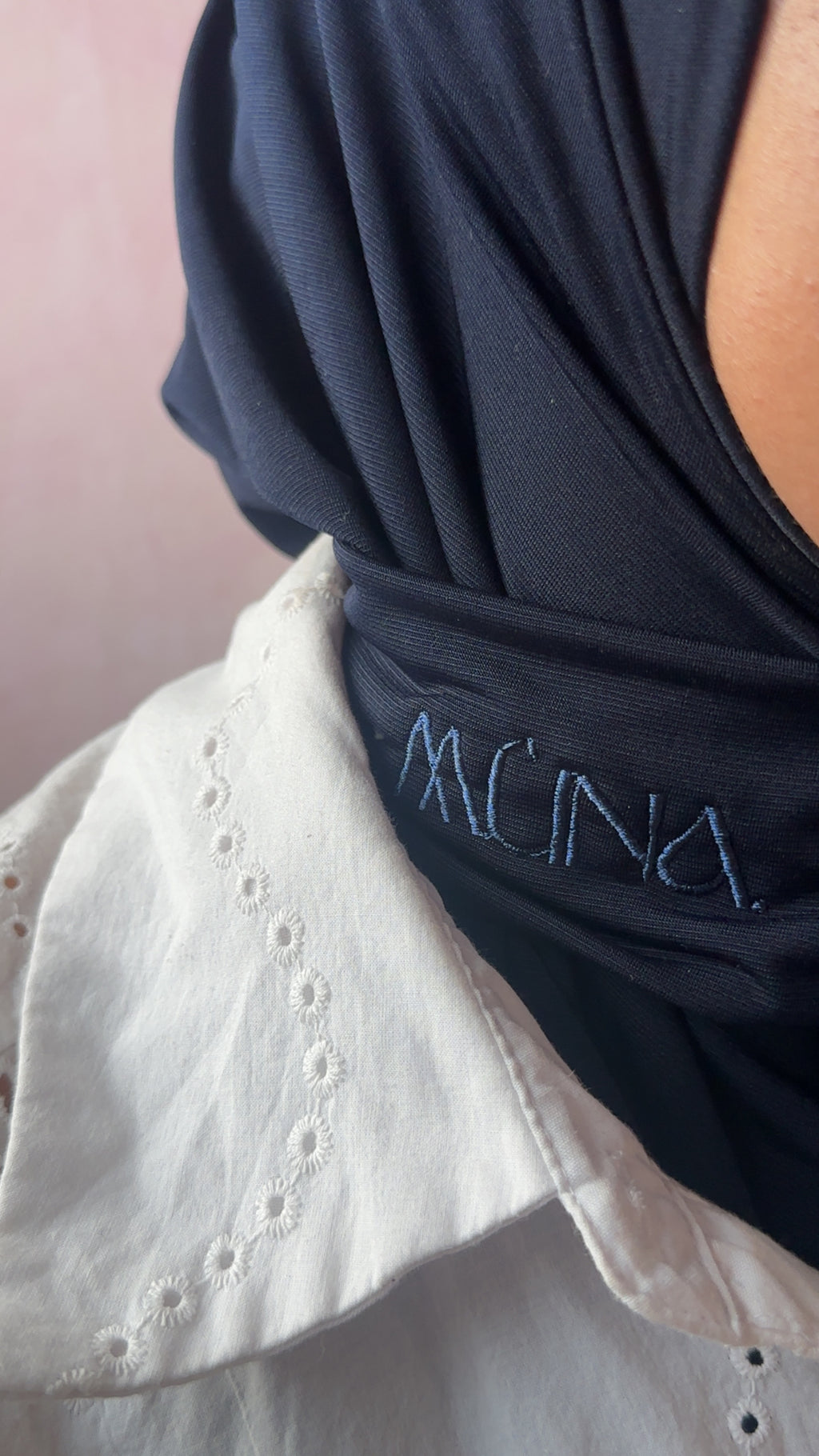 Instant Hijab Jersey Premium Bleu Nuit