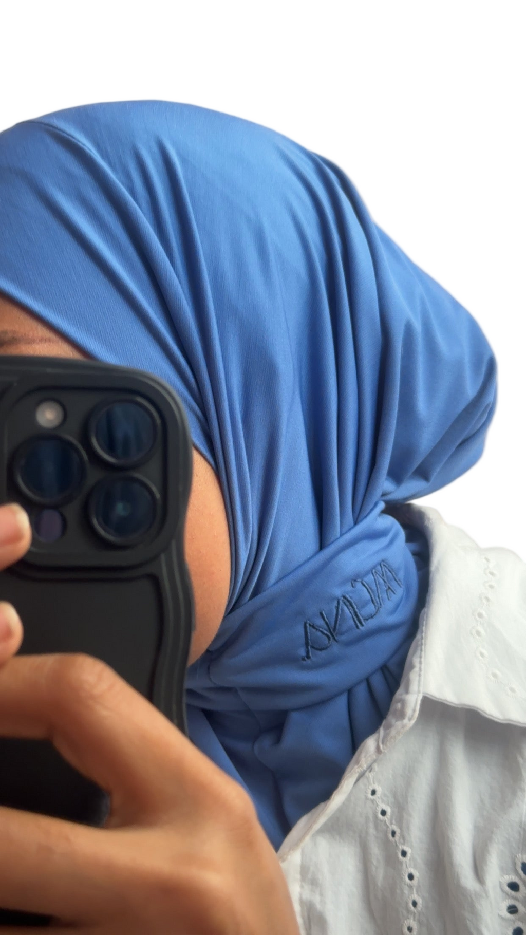 Instant Hijab Jersey Premium Azur