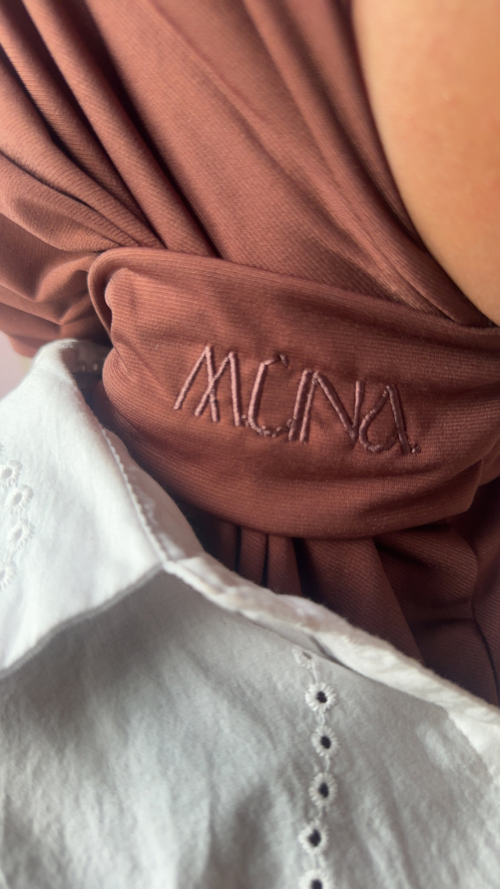 Instant Hijab Jersey Premium Noisette