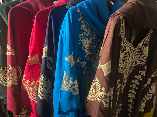 ABAYA + Hijab brodés