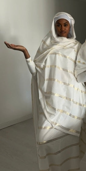 Mehlfa Blanc et doré