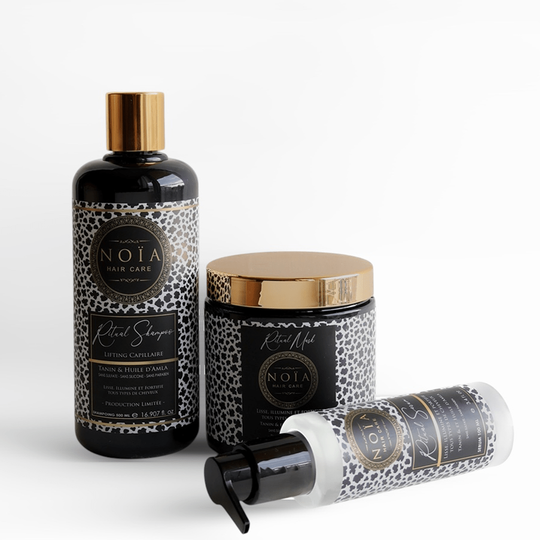 Coffret - TRIO RITUAL à l'huile d'Amla&Tanin Shampoing 500ml + Masque 500ml + Sérum 100ml